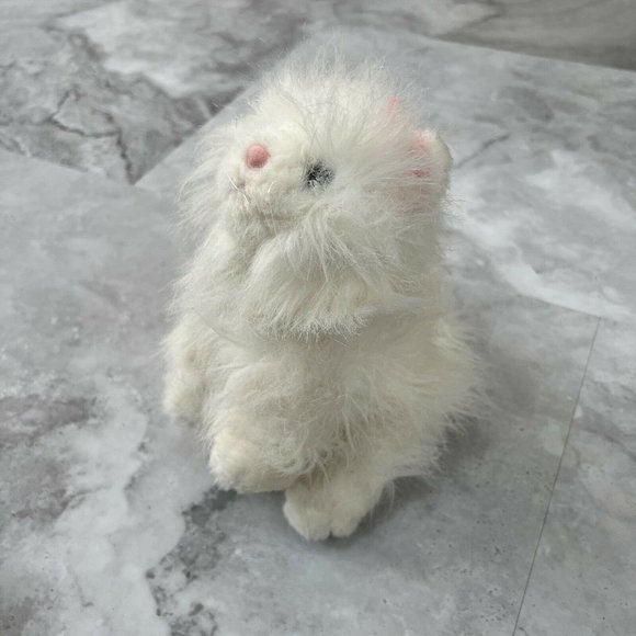 Webkinz HM110 White Long Haired Persian Cat NO Code Kitty Stuffed Animal - Picture 3 of 7
